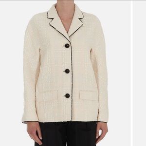 Tory Burch Plaid Tweed Jacket Size 6